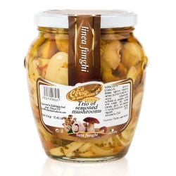 La Cerignola di una volta - Trio of Seasoned Mushrooms in Sunflower Seed Oil - 580 ml - 19,40 oz