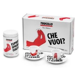 Trucillo - ESPRESSO SPEAKS ITALIAN GIFT BOX - Ground Coffee (250 gr - 8.81 oz)