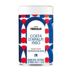 Trucillo - Costa d’Amalfi – Positano Ground Blend - Ground Coffee - CAN (250 gr - 8.81 oz)
