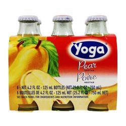 Yoga Pear Juice - 6 bottles (6 x 125 ml - 4.2 fl oz)