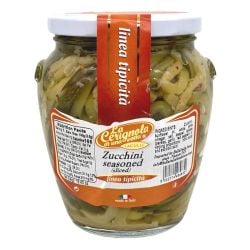 La Cerignola di una volta - Seasoned Zucchini strips - 580 ml - 19,40 oz