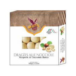 Dragees - Hazelnuts White Chocolate Coated