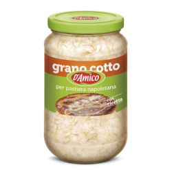 D'Amico - Grano Cotto per Pastiera Napoletana - Cooked Wheat Jar - 580gr