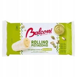 BBD 09-28-2026 - Balconi - Rollino Pistacchio Italian Sponge Cake Rolls with Creamy Pistachio Filling (222gr)