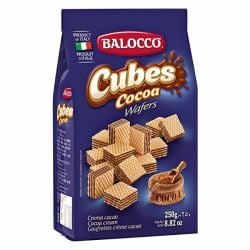 Balocco - Cubes Wafer Cacao - Cocoa Wafer (250gr - 8.82 oz)