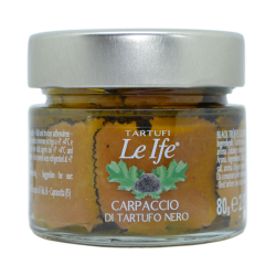 Tartufi Le Ife - Carpaccio of Black Truffle 80 gr / 2.82 Oz