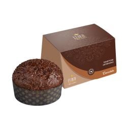 Furco Biscotti Artisanal Dark Chocolate Chip Panettone with Ganache (1Kg - 2.2 lb)