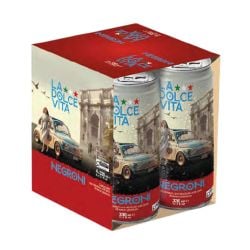 La Dolce Vita - Negroni Mocktail - NON-Alcoholic - 4 x 330 ml