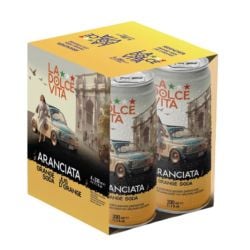 La Dolce Vita - Aranciata - Orange Soda - 4 x 330 ml