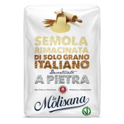 La Molisana - Reground Durum Wheat Semolina - 1Kg – 2.2lb