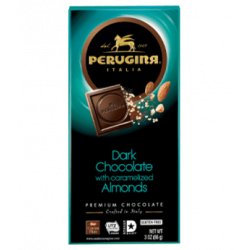 Perugina - Cioccolato Fondente con Mandorle - Dark Chocolate with Almonds (86gr)
