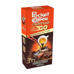Ferrero Pocket Coffee Espresso To Go - Summer Edition (225gr / 3x75gr - 7.9 oz)