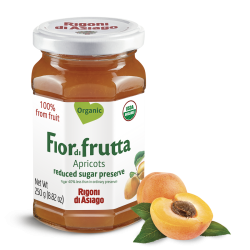 Rigoni di Asiago - Fiordifrutta Albicocche - Apricot Organic Spread - 250gr - 8.82oz