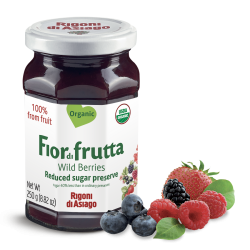 Rigoni di Asiago - Fiordifrutta Frutti di Bosco - Wild Berries Organic Spread - 250gr - 8.82oz