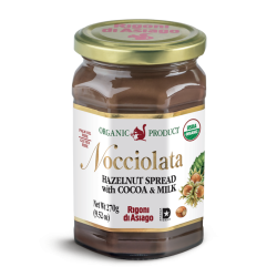 Rigoni di Asiago - Nocciolata - Organic Cocoa and Hazelnut Spread - 250gr - 8.82oz