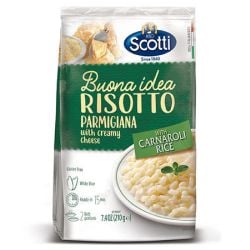 Riso Scotti - Risotto Parmigiana with Carnaroli Rice and Creamy Cheese - 210gr - 7.4oz