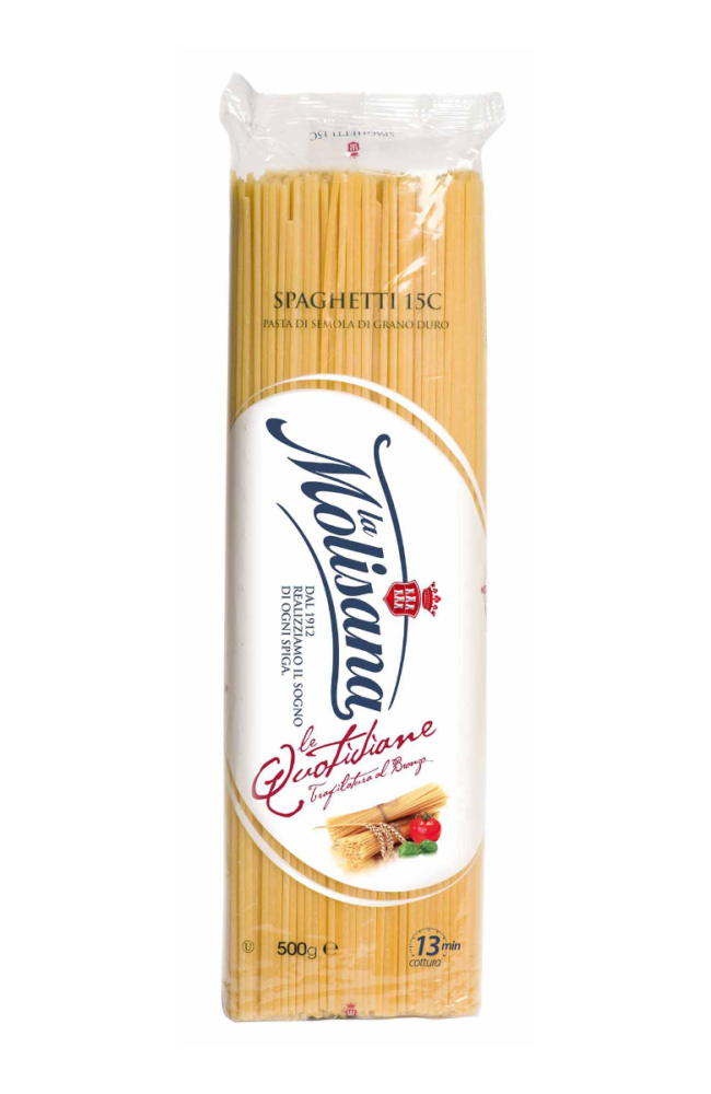 makaron 　M La Molisana Bronze Spaghetti n.15C (1LB) - BellaItalia Food Store